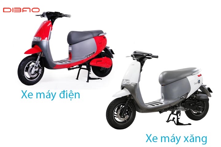 So sánh xe máy điện và xe máy xăng