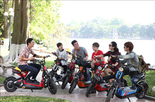 Cấm xe máy, đi xe đạp điện bảo vệ môi trường Cấm xe máy