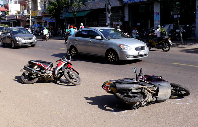Tai nạn giao thông chủ yếu do xe máy gây ra Tai nạn xe máy