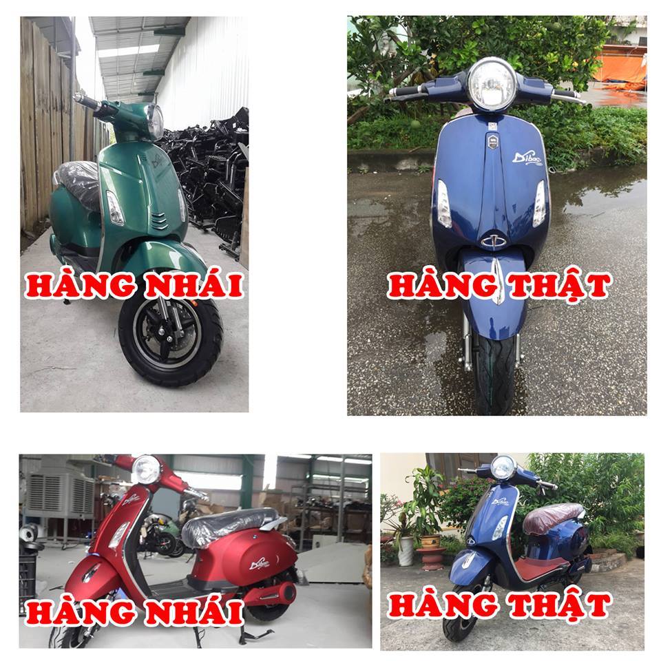 Phân biệt xe Vespa thật và giả